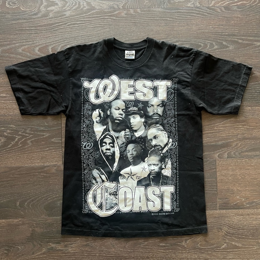 West Coast Hip-Hop Graphic T-Shirt